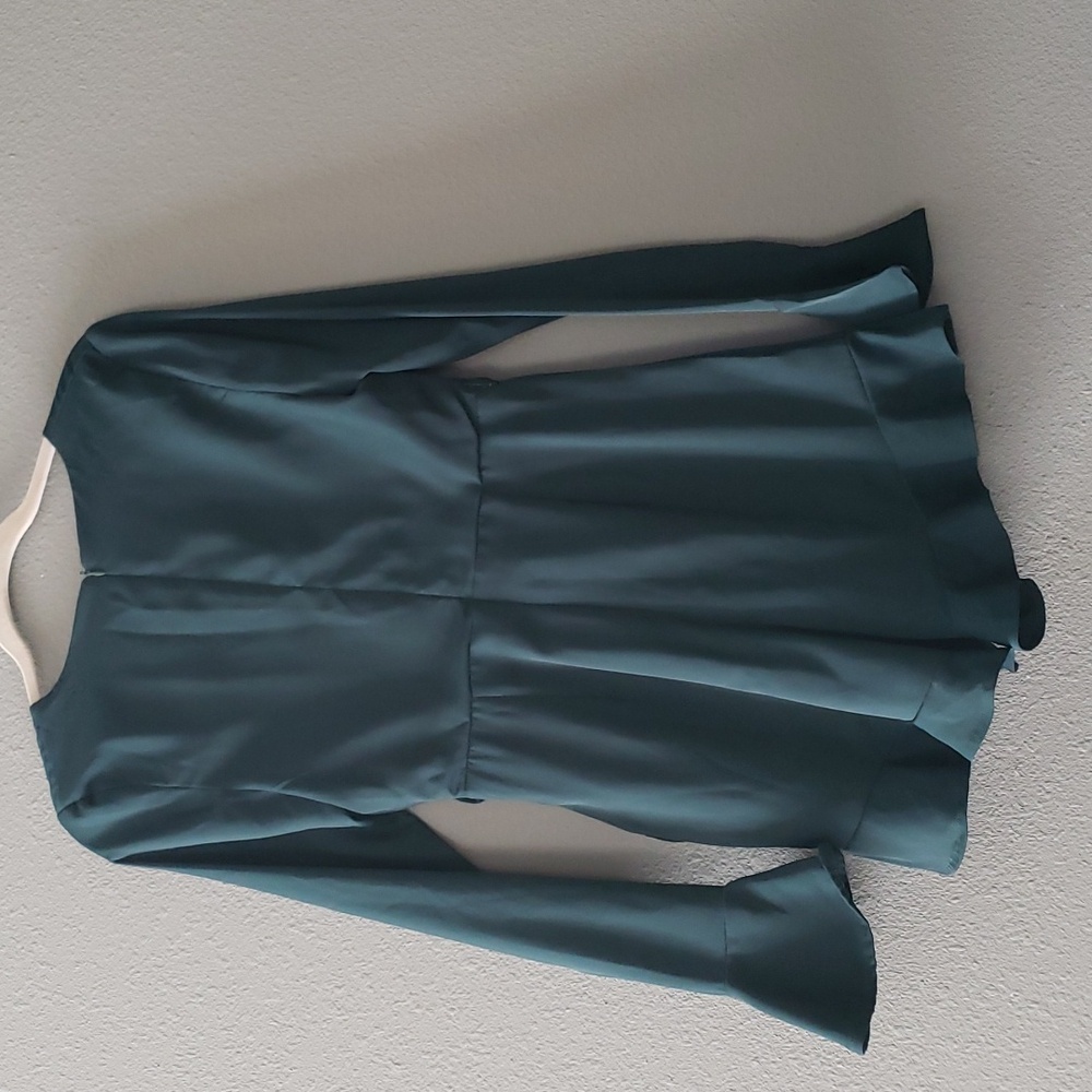 blue blush Ruffled Romper - Picture 7 of 12